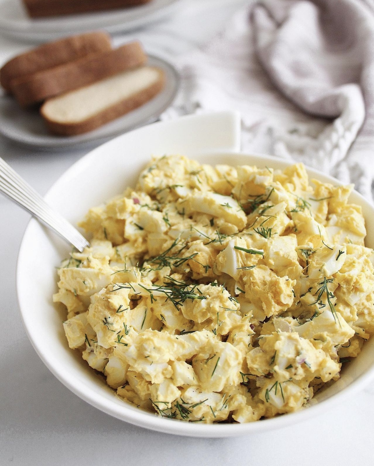 Egg Salad in a bowl, Egg salad recipe and tips